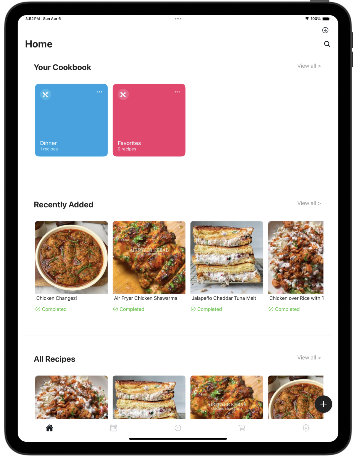 BeChef UI Screenshot 2